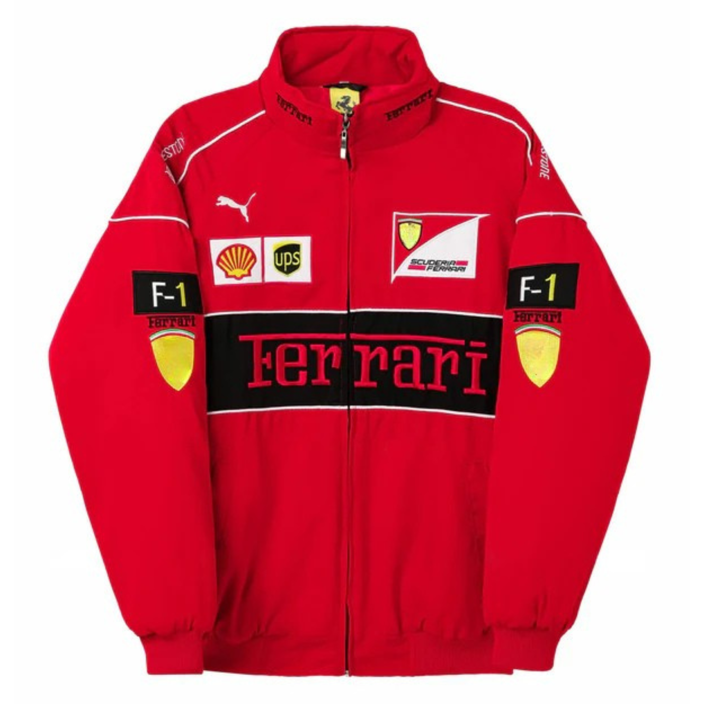 Red Vintage Racing Jacket