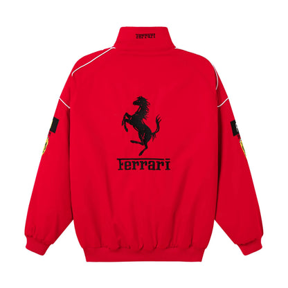 Red Vintage Racing Jacket
