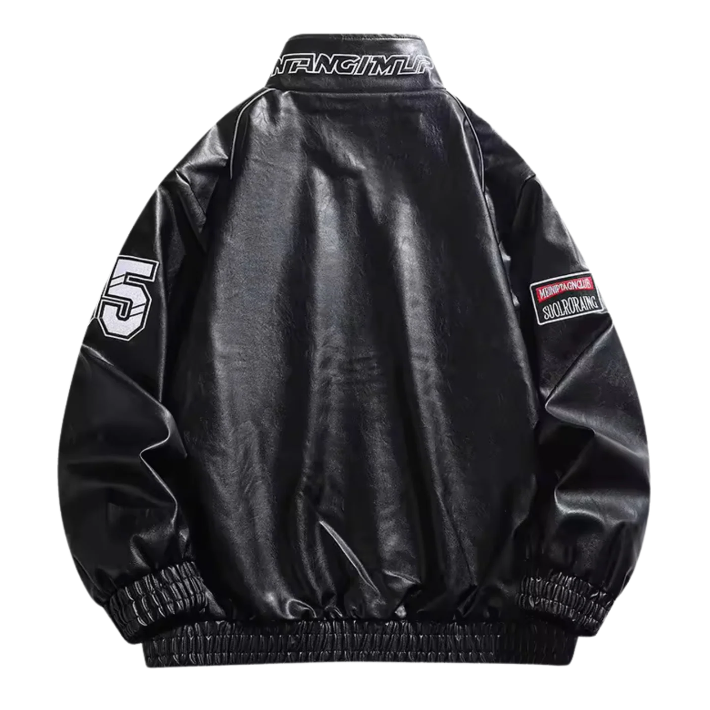 Black LAP 85 Leather Racing Jacket