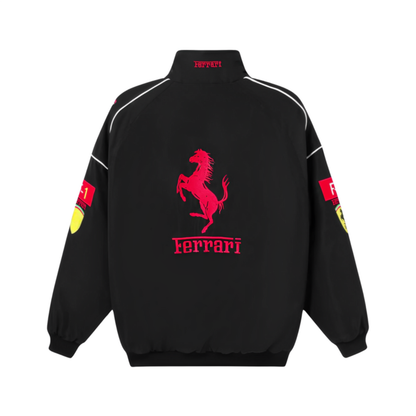 Black Vintage Racing Jacket