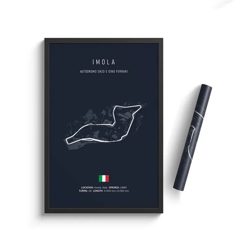 FORMULA 1 IMOLA CIRCIUT POSTER