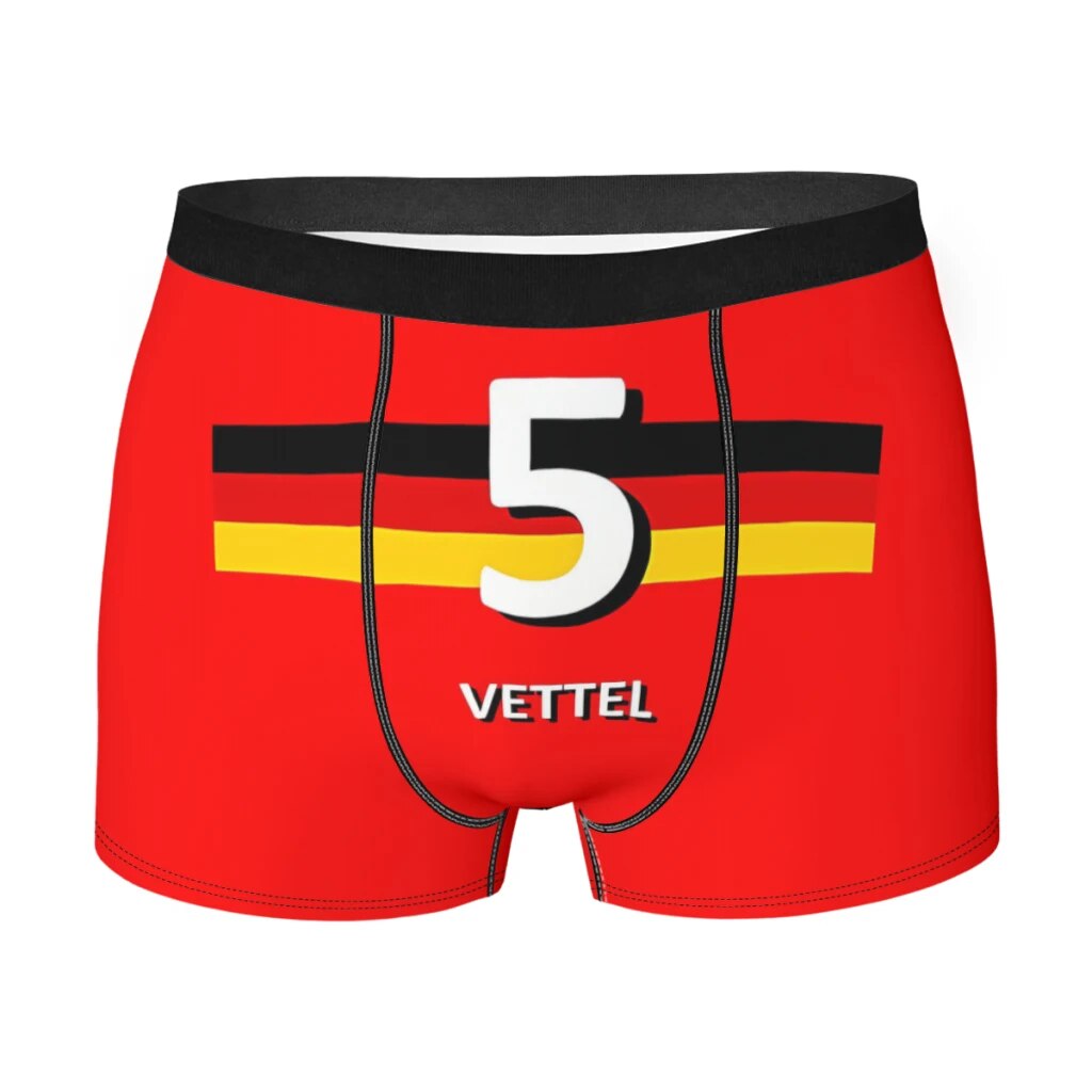 RED SEBASTIAN VETTEL FORMULA 1 UNDERWEAR