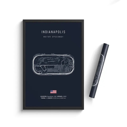 NASCAR INDIANAPOLIS CIRCUIT POSTER